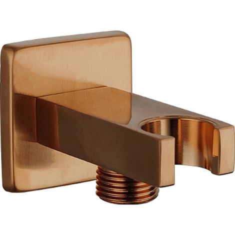 Soporte Pared Ducha Cuadrado Cobre - GME (1/2)