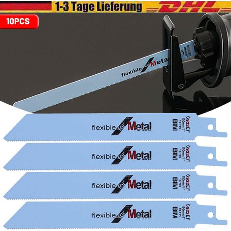 Lame De Scie Alternative Bimétal S922EF - 150 Mm - 18 Dents Par Pouce - Pour Coupes Sur Métaux Souples - Lot De 20 (1/5)