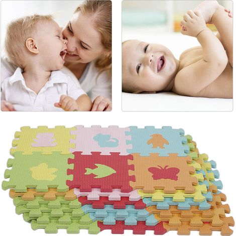 36PCS 1616CM TAPIS PUZZLE MOUSSE POUR BÉBÉ JEU ÉDUCATION ANIMAUX (1/5)