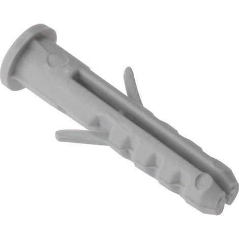 ForgeFix 100RMD840 Nylon Wall Plug Rimmed M8 x 40mm Bag 100 FORRMD840M