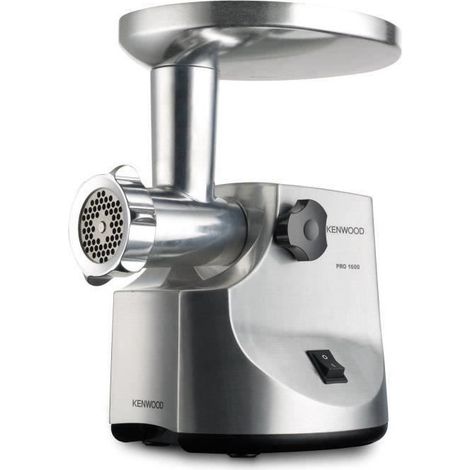 Kenwood – Hachoir à viande 1600 W – Métal brossé – Hachage rapide et efficace – Accessoires inclus (1/5)
