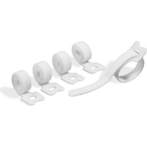 Durable Cavoline Grip Tie bridas para cables blancas 10x200 cm