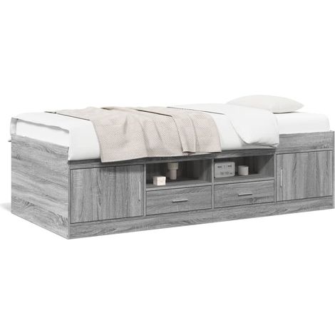 Maison Exclusive - Divano Letto con Cassetti senza Materasso 90x200 cm (1/5)