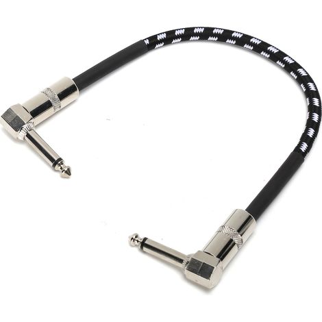 Câble de guitare JORINDO JD6225 6.35mm double mâle pour instruments électriques, 15 cm (1/5)