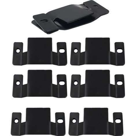 Staffa da incasso, 10 connettori ad incastro per mobili, connettori per divani, robuste staffe di sospensione per testiera, divano, toletta, specchio, cornice per foto da parete (96 x 43 mm)