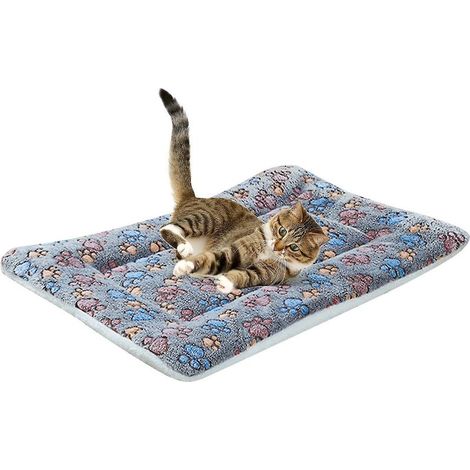 Couverture apaisante pour chat, coussin chaud d'hiver épais et antidérapant pour animaux de compagnie - B (1/5)