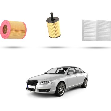 Kit Tagliando 3 filtri compatibile con Audi A6 II (C6) 2.0 tdi 125kw dal 2008 al 2011 (1/5)