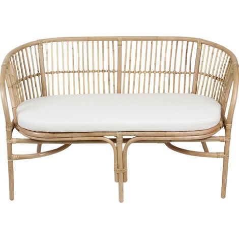 AUTRES Banquette 2 places en rotin avec un style tropical - modèle 025 - naturel (1/3)