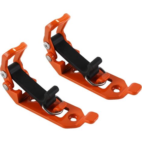 Lot de 2 Supports de Pelle pour galerie de Toit de Camion, Support de Pelle à Pince pour galerie de Toit de Camion, Voiture, Bateau, Orange (1/5)