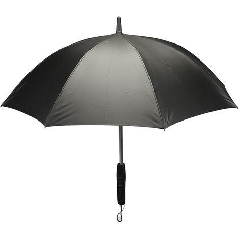 Parasol avec Ventilateur Brumisateur, Parapluie Bloquant 3 en 1, 8 Baleines, Confort de Refroidissement Portable pour l'été en Plein Air (SILVER) (1/5)