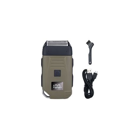 rasoir electriques hommes-Rasoir électrique Rasoir électrique Machine de rasage rechargeable pour hommes Rasoir Rasoir à barbe Utilisation humide-sèche Tondeuse à barbe (1/3)
