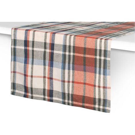 CAMINO DE MESA ALGODON CUADROS AUTUM 140 X 140 CM - 9392114 (1/5)