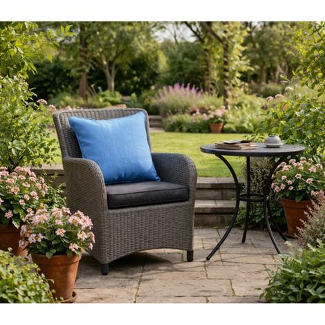 Garden Scatter Cushion (Pack of 4) - L45 x W45 cm - Sapphire