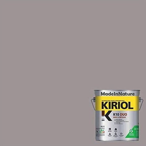 Peinture Métaux Antirouille, Sous couche et Finition, sur Fer, Acier, Galvanisé, même rouillés, très opacifiant - 0.75 litre - RAL 7004. (1/4)
