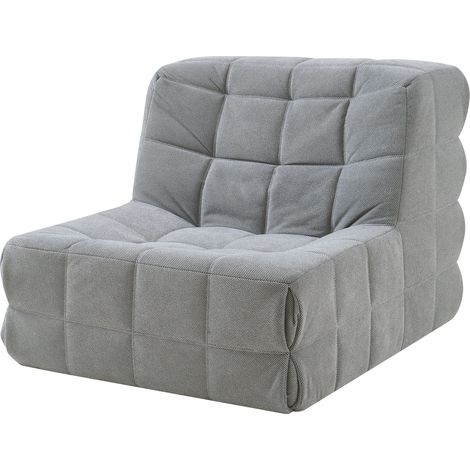 Sedia da pavimento 75 x 90 x 100 cm grigia 030009464
