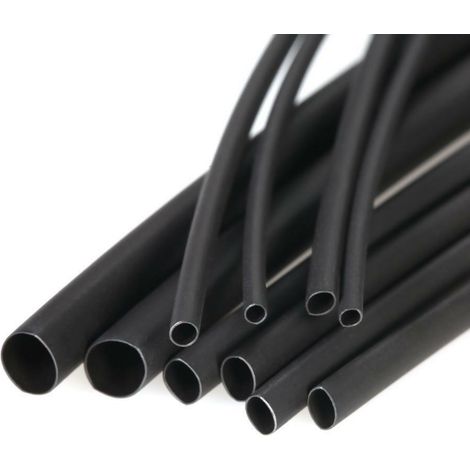 Guaina termorestringente 12m colore nero gbs016mne