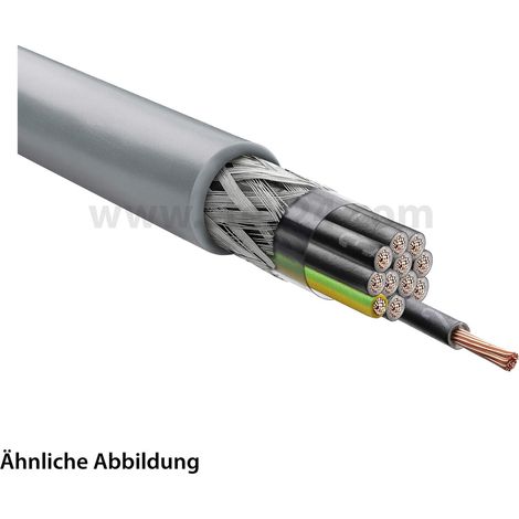 LAPP Stexoflam Steuerleitung CH 12G0,5mm² halogenfrei AD 10,1mm Nennspannung Uo/U 300V/500V - 1 Meter