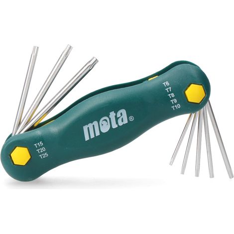 Llaves torx tipo navaja, juego (1/4)