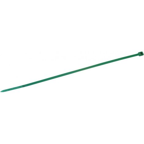 Fascetta di Cablaggio 100 Pz. Col. Verde mm. 140X2,5