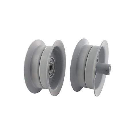 Polea de ranura plana con rodamiento adaptable para Snapper modelos 12 y 14 ch con corte de 38 - H: 47,6 mm, ø: Ext: 104,8 mm, ø Int: 9,5
