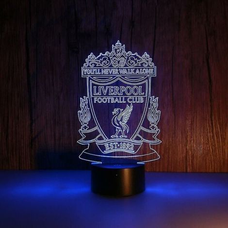 Lampe de nuit LED 3D Liverpool Football Club, lampe de nuit pour chambre d'enfant, lampe anime (1/5)
