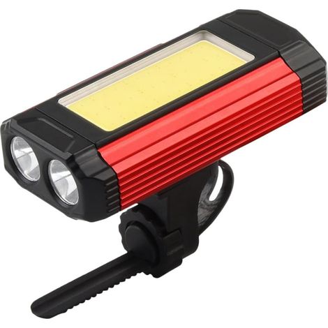 Phare De Vélo LED Rechargeable USB Lumière pour Cyclistes pour Vos Nocturnes Accessoire Indispensable (1/4)