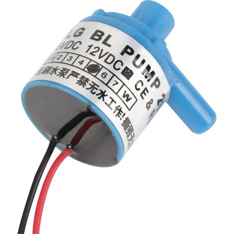 Mini Pompe Submersible Sans Balais 12V CC 5W en Acier Inoxydable Alimentaire pour Aquarium Fontaine (1/5)