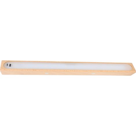 Bande lumineuse LED magnétique rechargeable USB 3000K, sans fil, avec détecteur de mouvement, pour sous-meuble, armoire, placard ou penderie. (1/5)