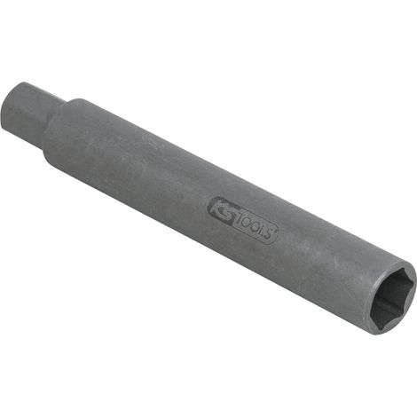 KS Tools 10 mm Stoßdämpfer-Außensechskant-Gegenhalter-Bit-Stecknuss, 10 mm