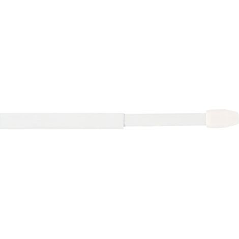 2 Tende a Tenda Estensibili 80/120cm 4 Ganci Bianchi - Mobois