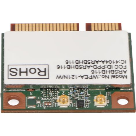 Carte WiFi Mini PCIe AR9382 300Mbps Double Bande 2.4/5GHz Plug & Play Compatible Windows 7 à 10 (1/5)