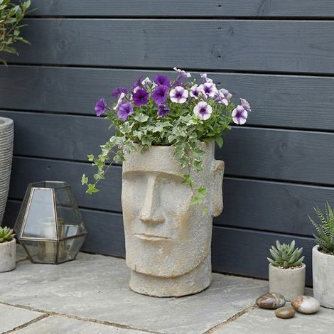 Lunaria Easter Island Planter Pot (1/2)