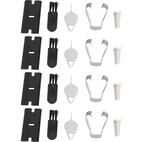 Lot de 4 pointes de stylet de rechange pour Galaxy Tab S9, S9+, S9 Ultra et S9 FE. Pointes blanches et grises. (1/5)