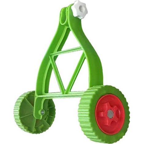 Roue auxiliaire réglable facilitant l'entretien, compatible tondeuses sans fil et batteries lithium-ion, support de roue pratique (1/5)