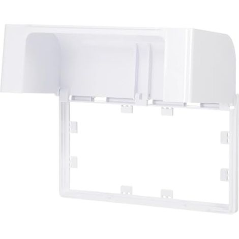 Cache de prise de courant étanche pour interrupteur double position Blanc