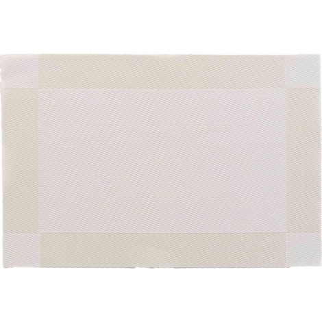 Set de Table Uni "Isaac" 30x45cm Ivoire (1/3)