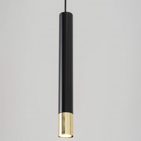 Sigma Sopel Grand lampada sospesa nera e dorata 90 cm