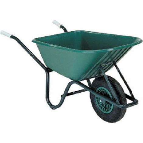 BROUETTE VERTE EN POLYPROPYLÈNE - 100 L