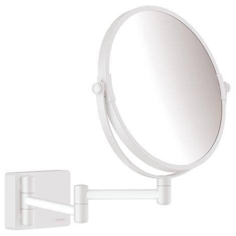 Hansgrohe AddStoris - Miroir de rasage, blanc mat 41791700 (1/5)