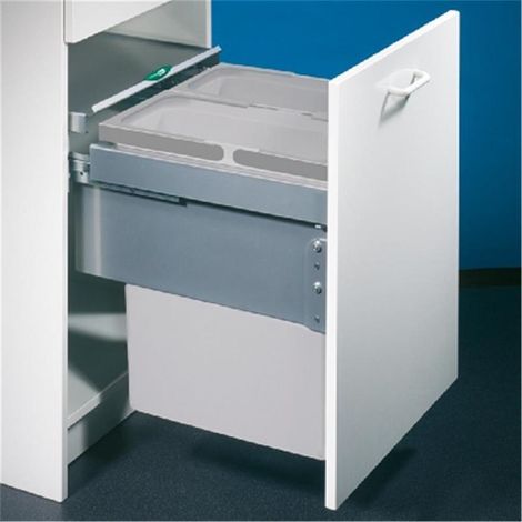 Naber Cox® Base 460 S/450-2, Abfallsammler für Frontauszüge, hellgrau (1/3)