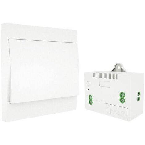 Interrupteur sans Fil, sans Pile, télécommande Murale, Interrupteur Mural, Auto-alimenté, sans câblage, émetteur pour Panneau Mural (kit à 1 Voie) (1/5)