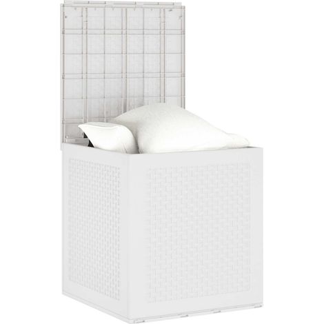 Boîte de rangement Blanc 55 x 53 x 57 cm Polypropylène (1/5)