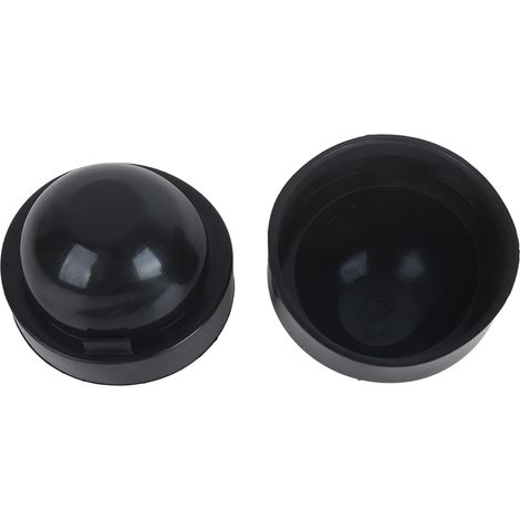 Couvercle anti-poussière pour phare LED de voiture en caoutchouc noir, 90mm, 2 pièces, capuchon d'étanchéité étanche (1/5)