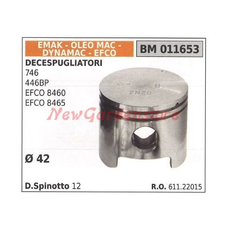 Bürstenmäherkolben 746 446BP EFCO 8460 EFCO 8465 Ø  42 mm EMAK 011653