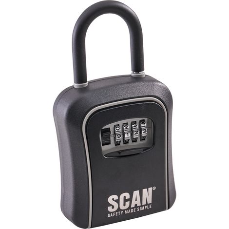 Scan Wall Mount Shackle 4 Wheel Combination Key Storage Safe Box Key Box XB349 (1/5)