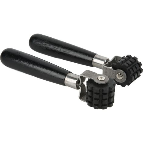 Rouleau ergonomique noir pour insonorisation auto - Application de revêtements muraux et tapis insonorisants (1/5)