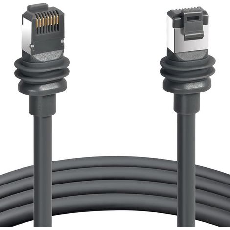 Câble Starlink Gen 3 de 6 pieds, câble universel 24AWG 2000 Mbps, câble satellite avec connecteurs RJ45 pour Gen3 V3, câble Ethernet étanche - 2M (1/5)