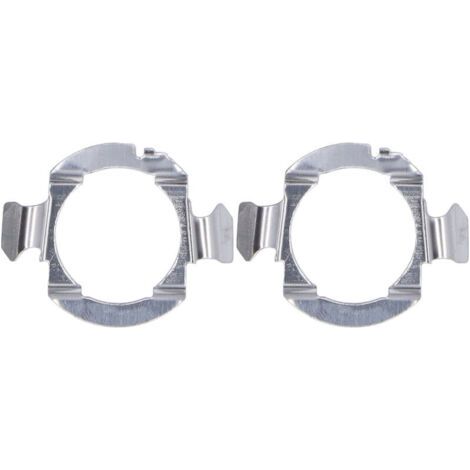 2 Pièces Support d'Ampoule Phare en Acier Inoxydable, Installation Facile et Stable pour LED (1/5)
