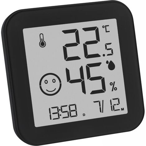 TFA-DOSTMANN THERMOM TRE-HYGROM DIGITAL TRE CON ZONA DE CONFORT EN BLANCO Y NEGRO TFA 30.5054 E-INK - ALTO CONTRASTE Y ANTIBLOQU (1/4)