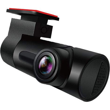 Caméra embarquée 1080p avec vision nocturne, enregistrement en boucle, Wi-Fi, surveillance de stationnement, contrôle via application, enregistreur vidéo de conduite (1/5)